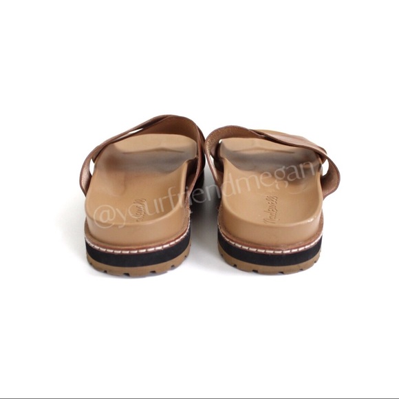Madewell The Louisa Crisscross Slide English Saddle - Picture 7 of 10